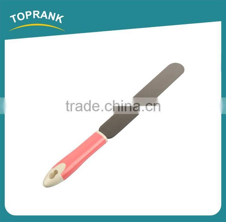 Toprank SEDEX Factory Best Price Bakeware Cake Decorating Tools Cream Spatula Scraper Stainless Steel Cake Icing Spatula
