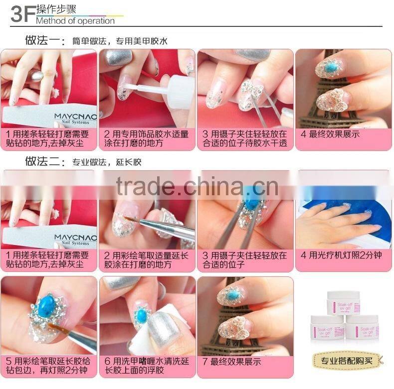 melody Nail sticker colored drawing stick Nails, act the role ofing is tasted