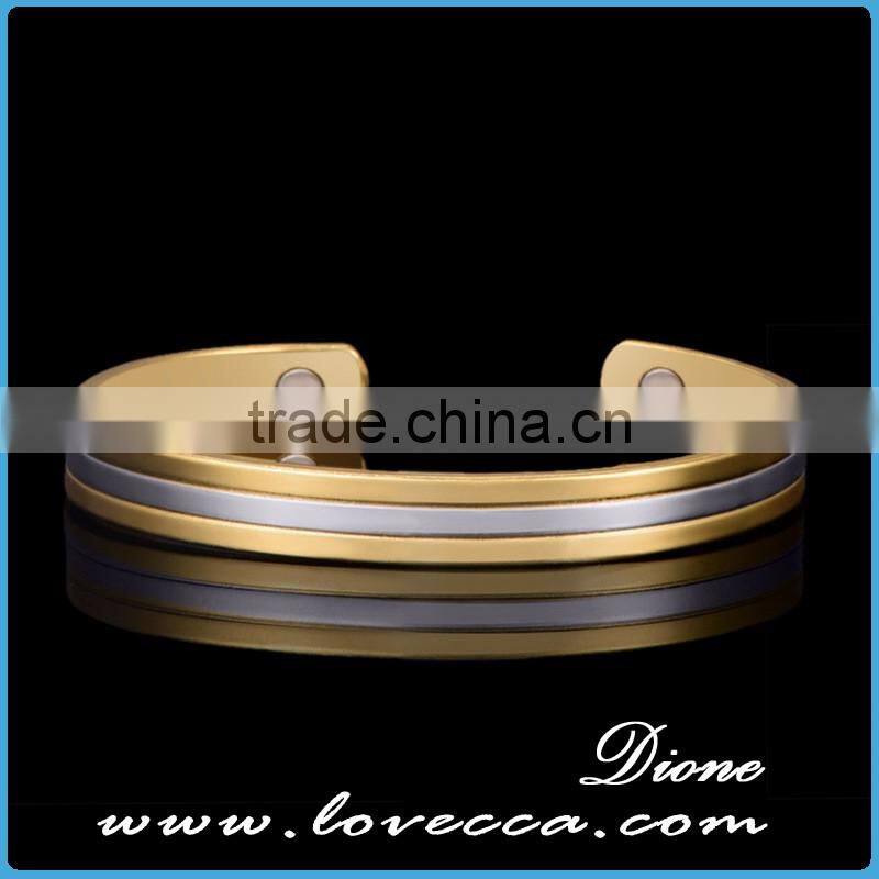 Wholesale Therapy Magnet Jewelry engravable copper bracelets for arthritis