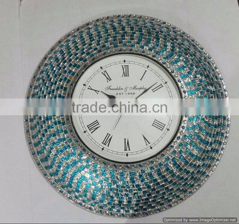 copper plated table clock