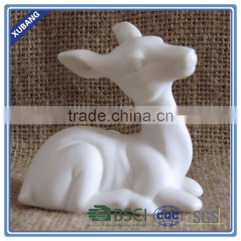 Christmas deer decor ceramic deer statue adornments