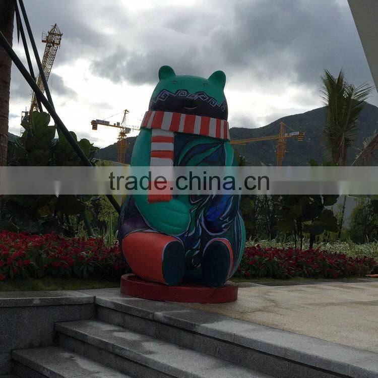 Fiberglass bear statue