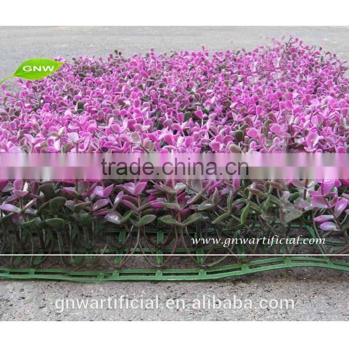 New Style Purple Plastic Grass Mat Artificial Boxwood Good Material for Outdoor Decoration BOX015-1 GNW