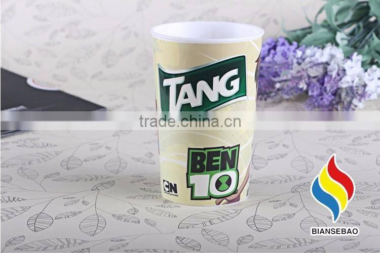 Food Grade Safe Custom Printed Plastic Cup Label Logo Sticker