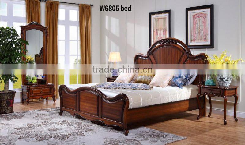 S8806 Master room office set furniture Big European corner bookcase American study room furniture s olid wood bookcase