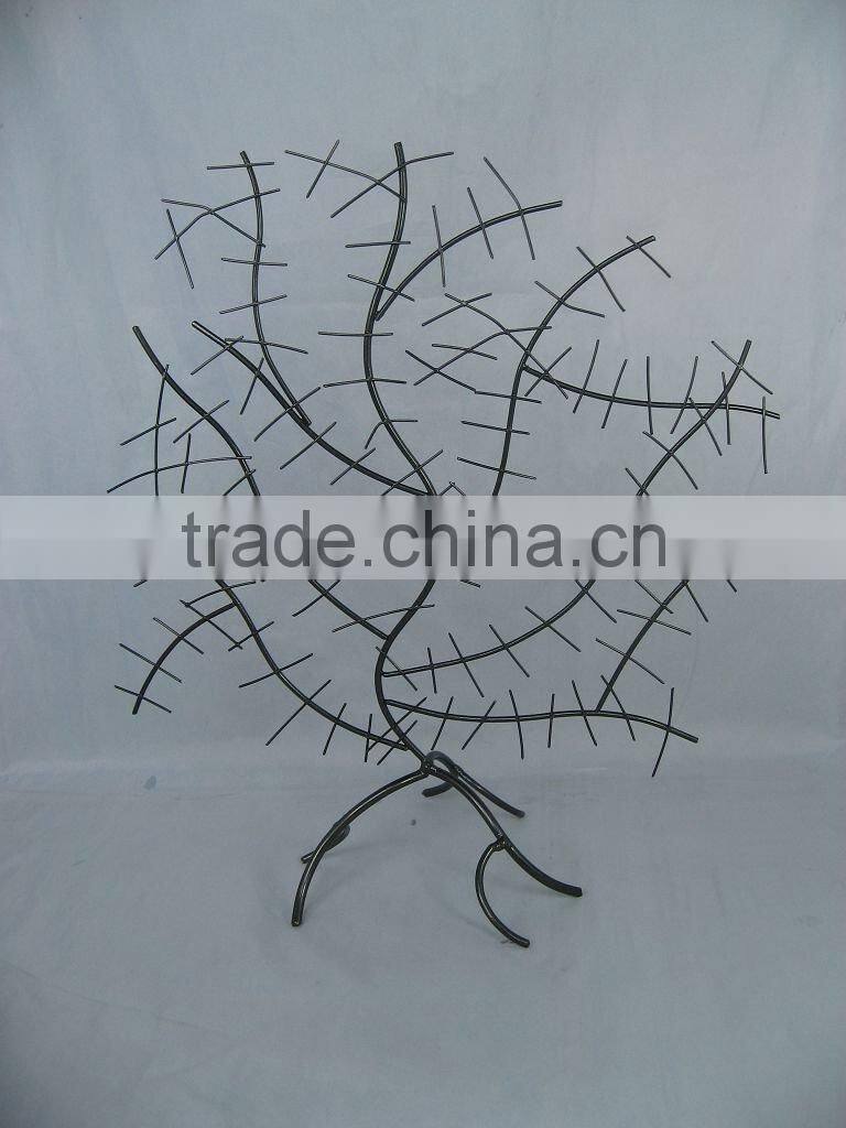 2016 custom tree shape floor metal jewelry display