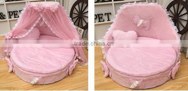 Luxury elevated pet dog bed wholesale universial soft pet bed