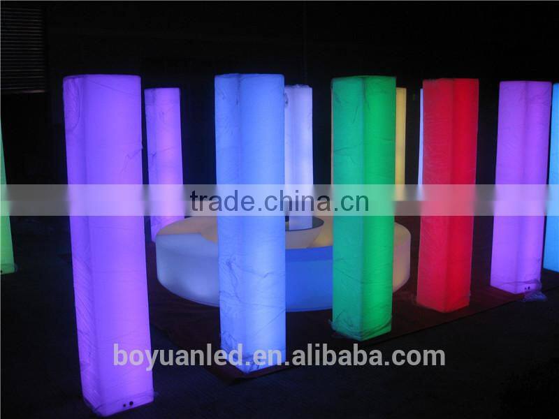 led glow furniture wending decoration led column garden column light