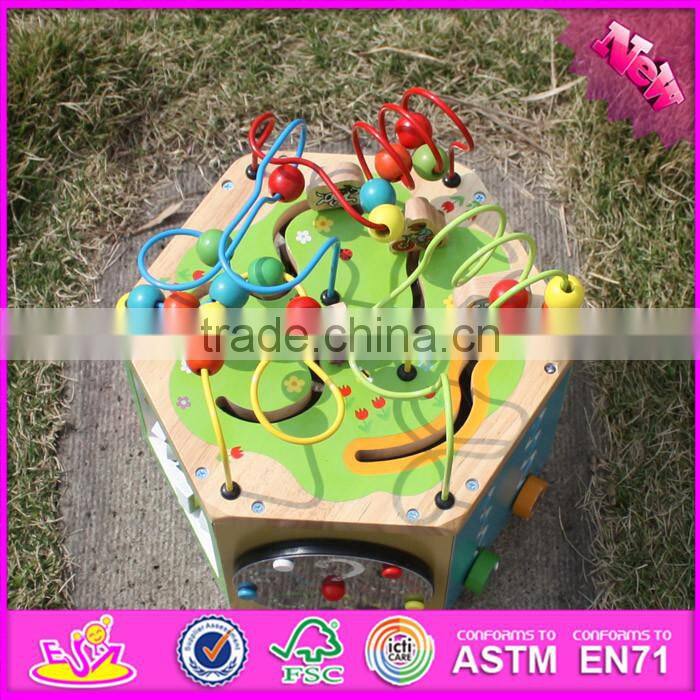2016 Multi-function children wooden early education toy W12D047