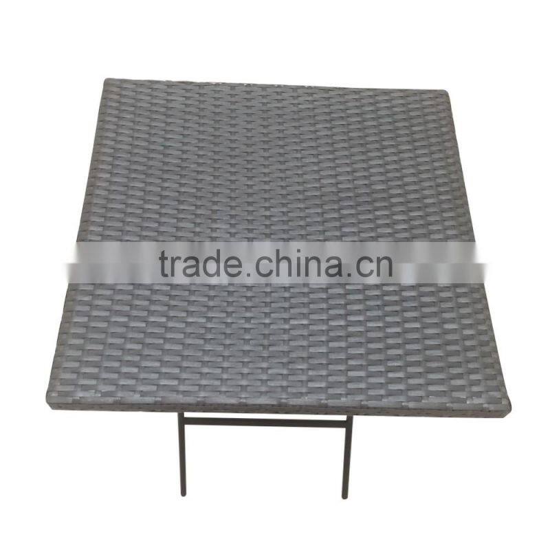 Customized rattan table and chair for drinking for hot sale
