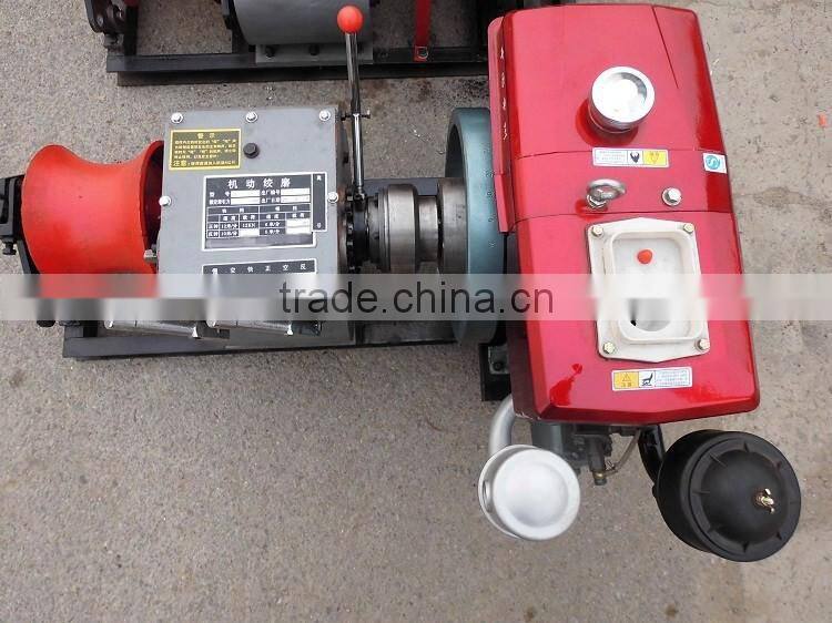Hot Cable winding winch with diesel engine 3T / 5T/8T, Best cable winch supplier