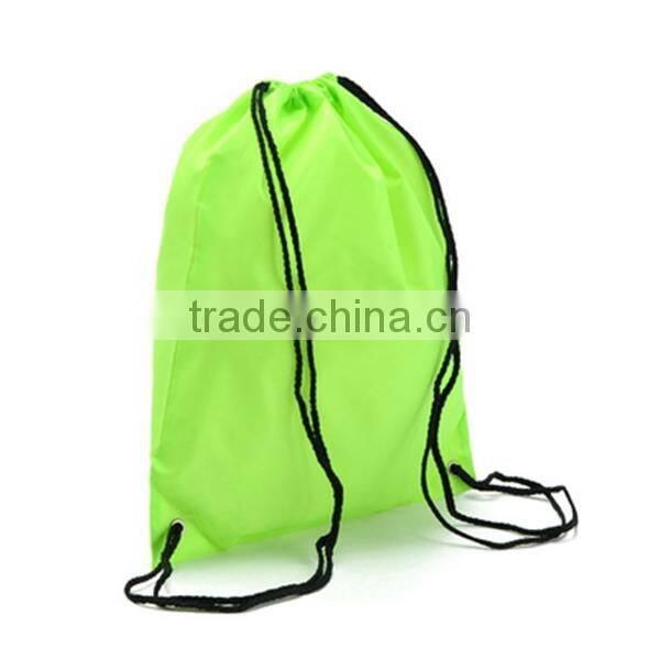 Recycled 210d Polyester Backpack Sport Cute Drawstring Bag for Kids