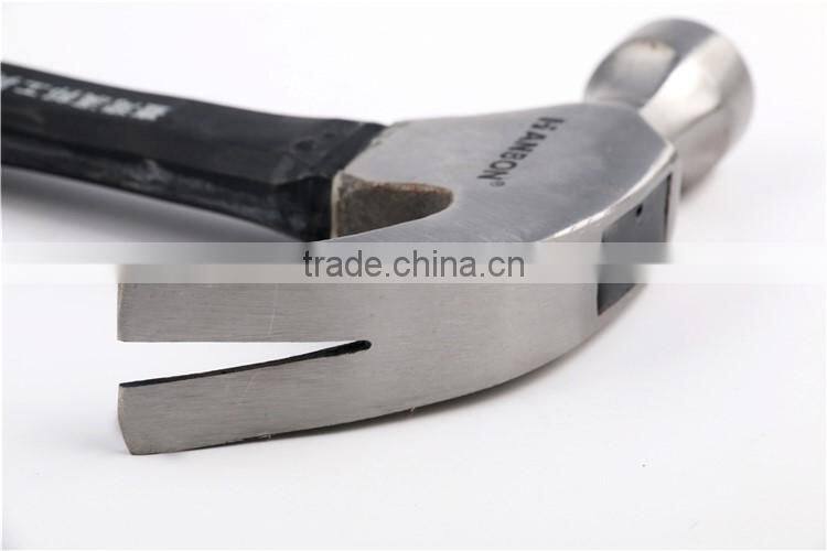 Claw Hammer Nail Hammer with Fiberglass Handle