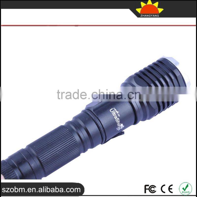 2016 Wholesale UltraShine F7 T6 LED Rechargeable Aluminum Alloy LED Flashlight Torch