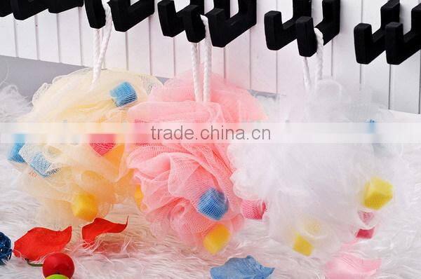 High Quality Back Scrubbers Exfoliation Body Puffs Mesh Bath Sponge