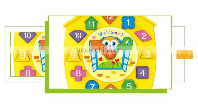 Most popular diy clock building educational big blocks toys