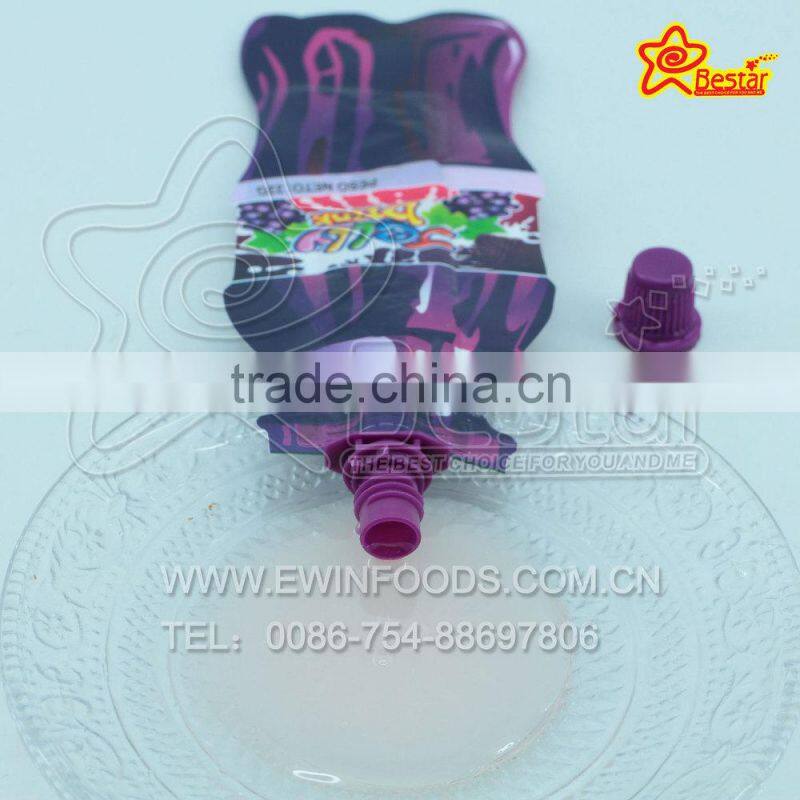 Jelly Drink Candy / Fruit Jam Candy/ Liquid Candy (Apple, Strawberry, Grape, Orange Flavor)