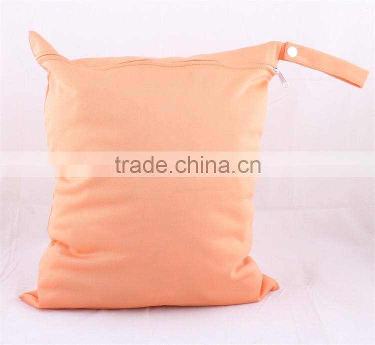 Wholesale zipper diaper bag and waterproof wet bag for baby diaper