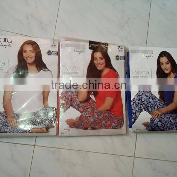 Womens Ladies Cotton Viscose Pjs Pajamas Sets Stock