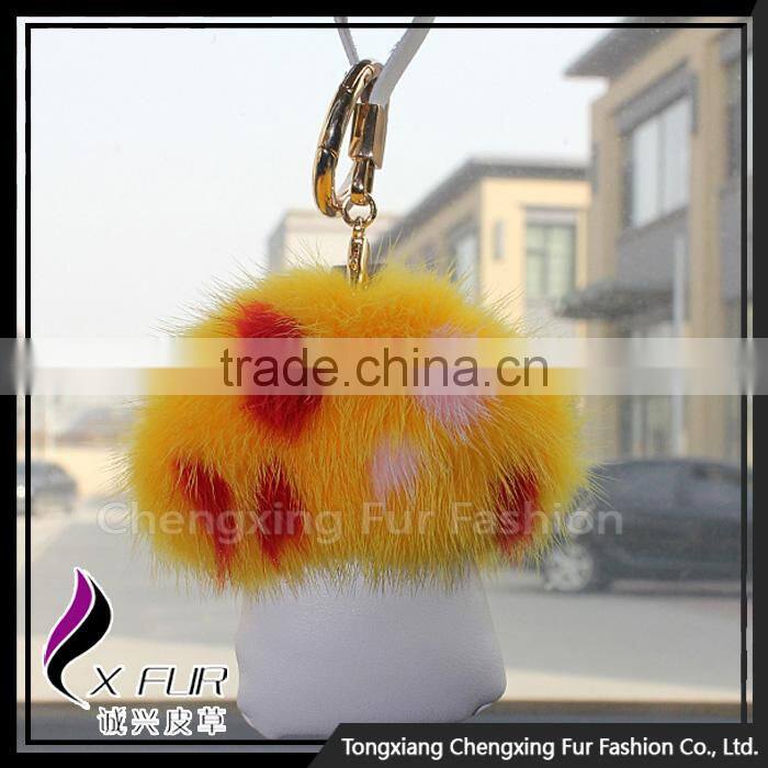 CX-R-01 2016 New Design Mink Fur Keychain