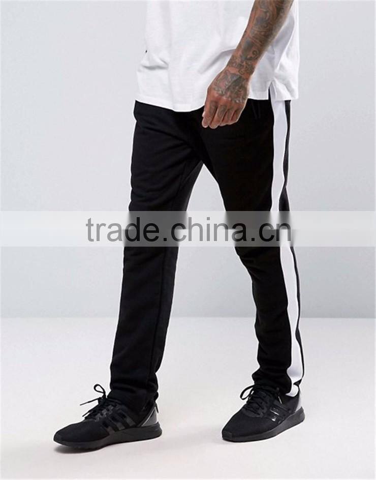Men Sportswear Apparel Taper Waistband Gym Jogger Pants Wholesale Sweatpants Mens Joggers With Stripe