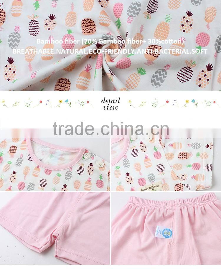 Custom cotton kids clothes sets baby t shirt baby clothing sets