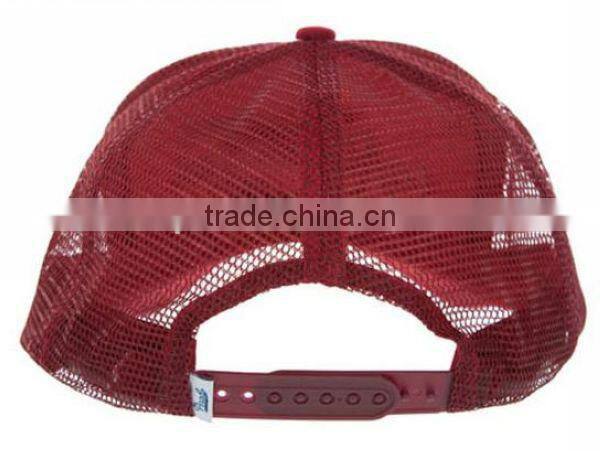 5 panel custom mesh trucker caps embroidery logo