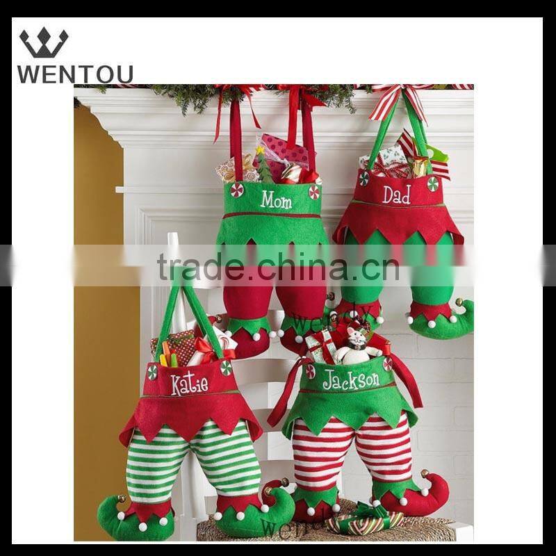 Personalized Blank felt Christmas Elf stocking
