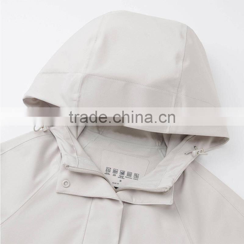 All-weather style blocktech waterproof windproof long jacket women's