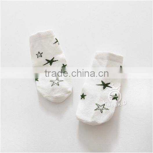cute baby cotton socks, silicone print baby socks