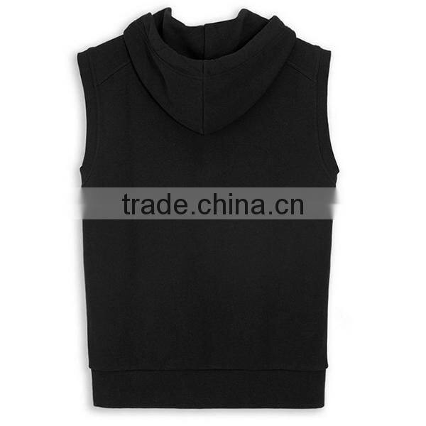 Sleeveless Plain Blank High Quality Hoodies With Low Price