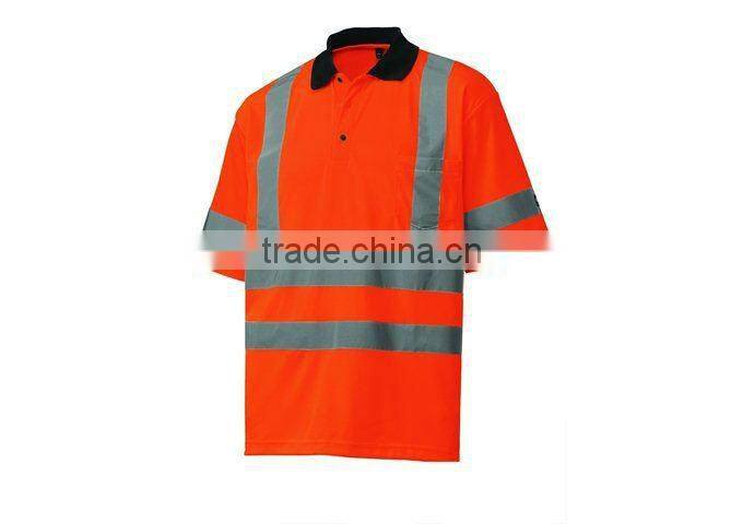 men's Hi Vis pique polo Shirt