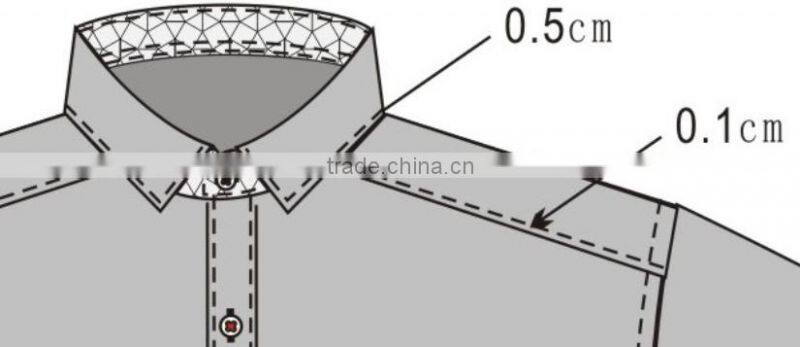 newest fashion long sleeve custom embroidery young man shirt