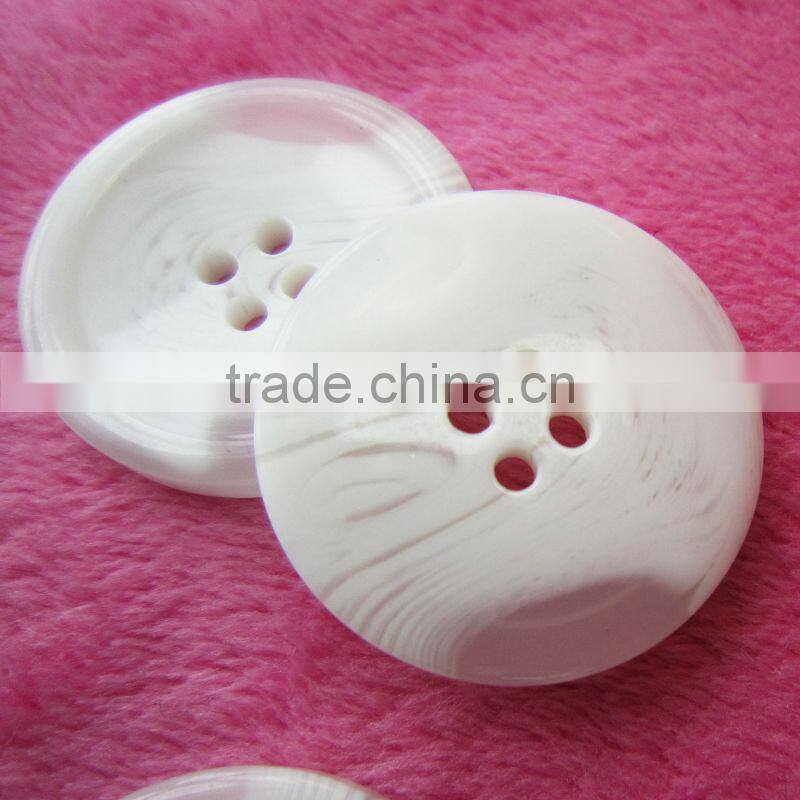 High quality chalk polyester buttons for garments