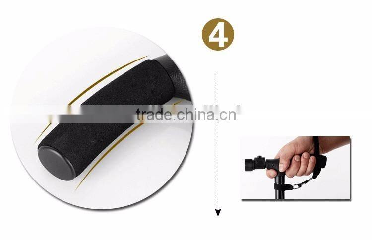 double support spread handle/head Self Standing Cane elderly smart walking cane Twin Grip Cane