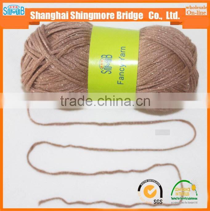 good quality bamboo nylon blended yarn, 1/2.0Nm, 50gram tube yarn for hand knitting, super shinny and soft, yarn for hat