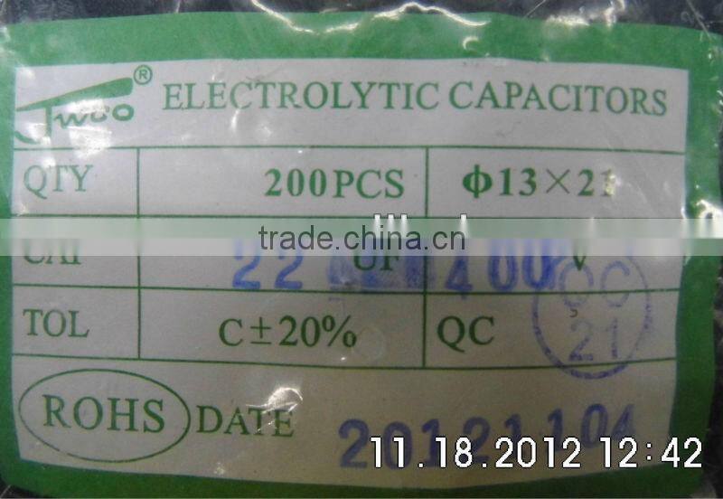 electrolytic capacitor 047uf50v 4x7