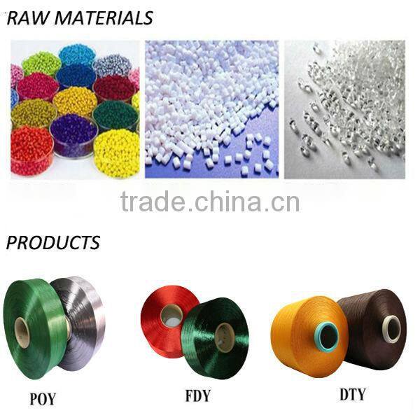100% polyester yarn poy yarn 75 denier yarn