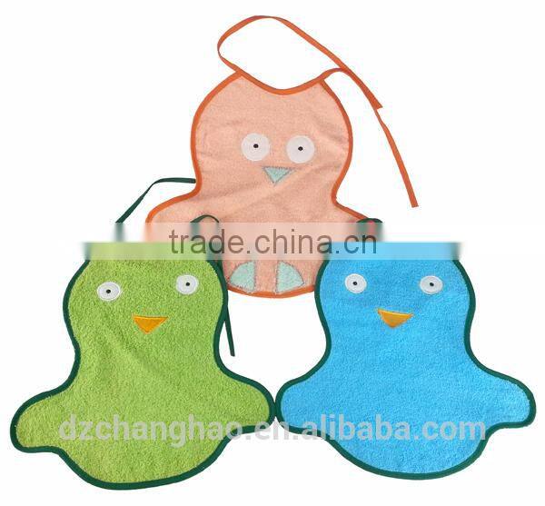 100%cotton terry embroidery baby bib