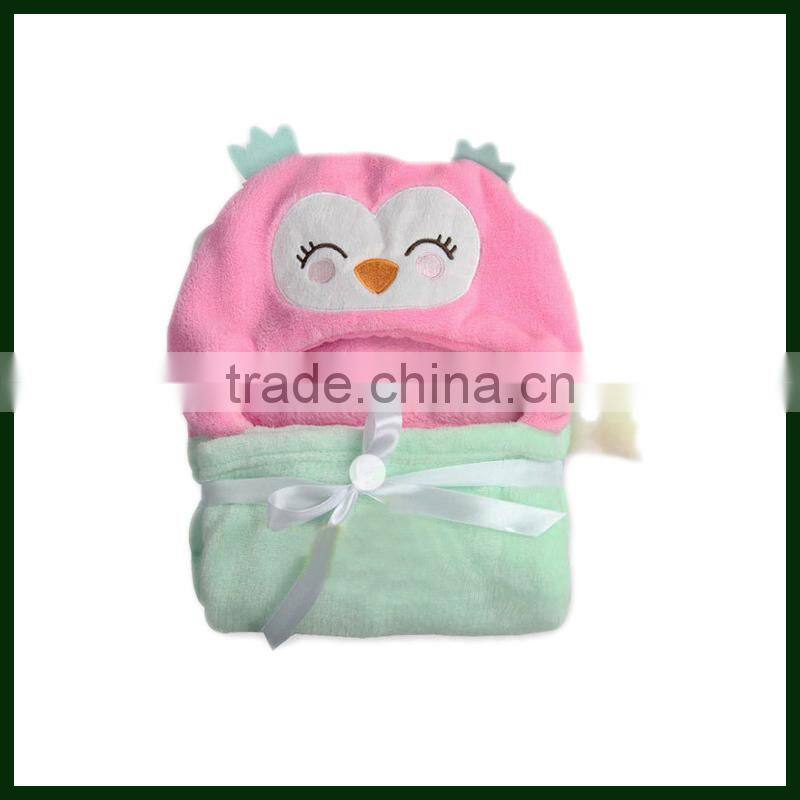 Coral Fleece plush Adult Hooded Cloak Shawl Cape Wrap Blanket, Baby Travel Throw