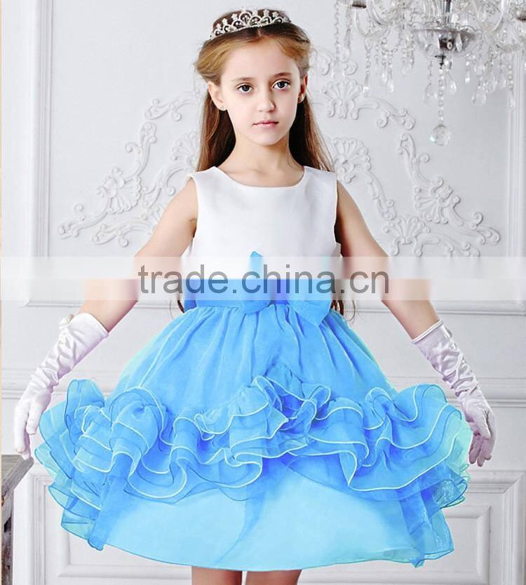 Butterfly tie kids lavender crochet dress girl wedding dress