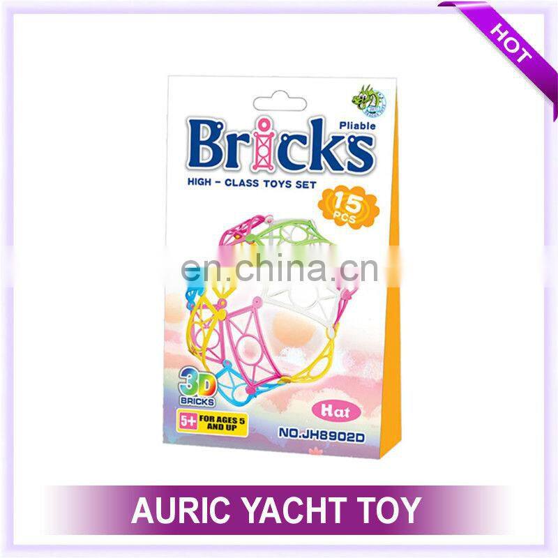 Russian dream building blocks,promotional 3d puzzle building block,magnetic building blocks for kids ZH0906329