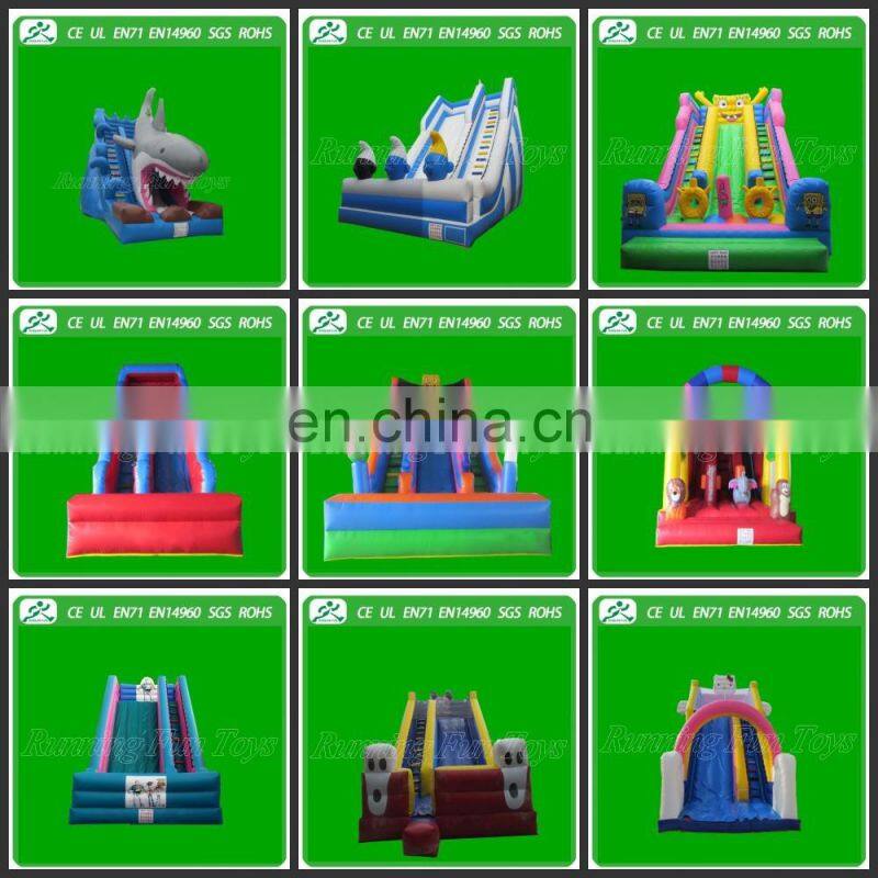 Attractive inflatable castle slide, stair slide inflatable