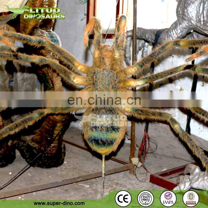 High Simulation Mechinical Insect Model Spider With Hair