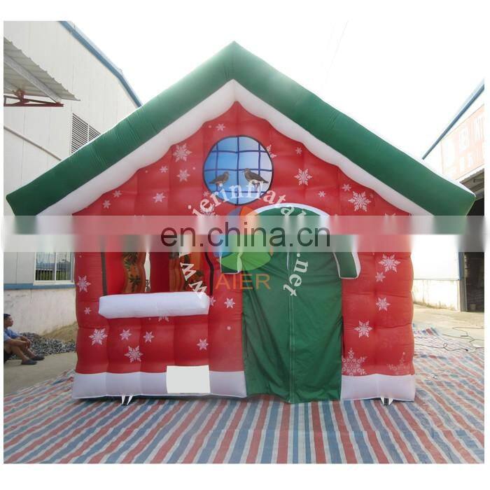 New design for Christmas decoration inflatable house for sale