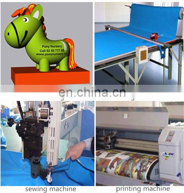 Ningbang hot sale giant inflatable zenith dragon blue color,pvc inflatable toy