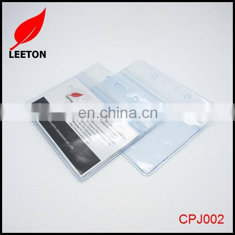 Rectangle PVC ID name badge holder