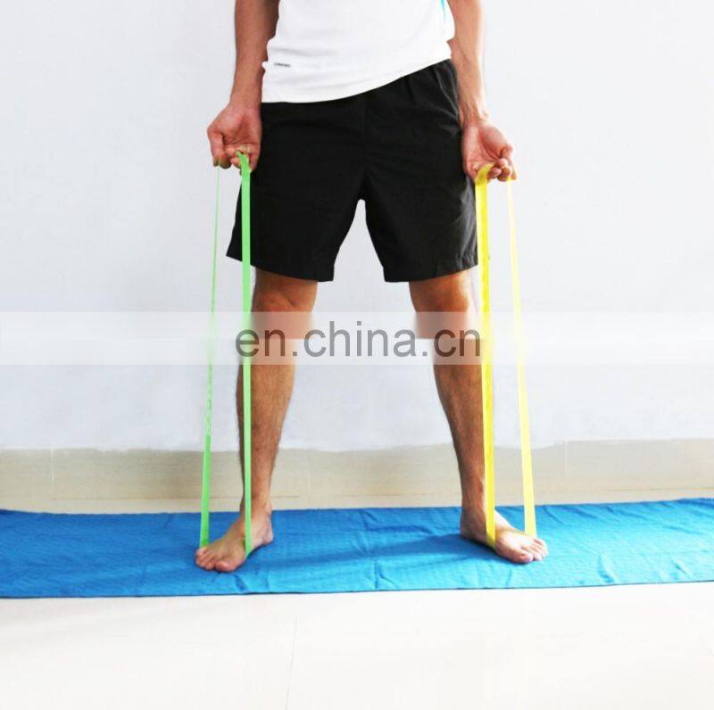 50 60cm Resistance Loop Bands -Latex Exercise loop Bands Set of 4 for Working out or Physical Therapy