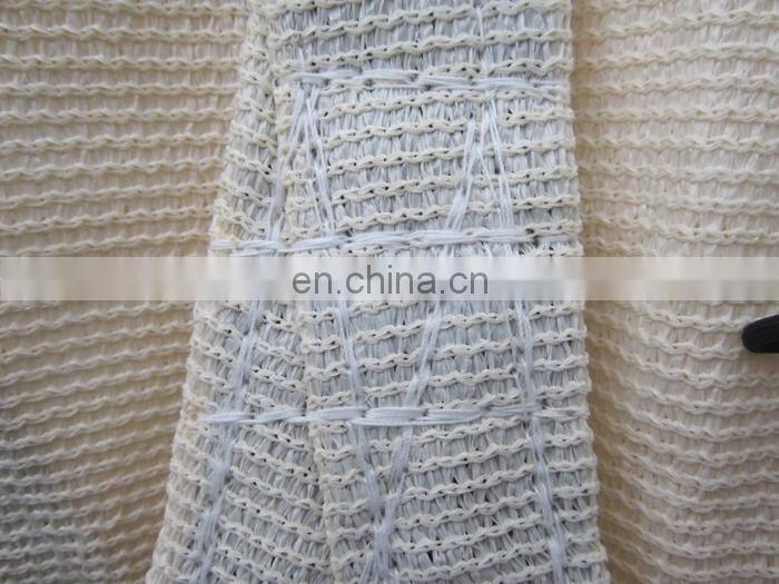 PE plastic warp anti aging waterproof playground shade sail/enclosures net type sun barrier sail canvas