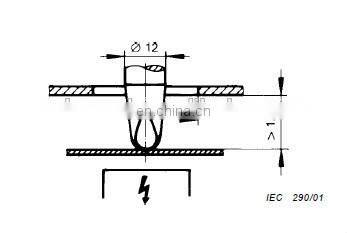 IEC61032 IP2X test finger electronic safety test finger test probe B